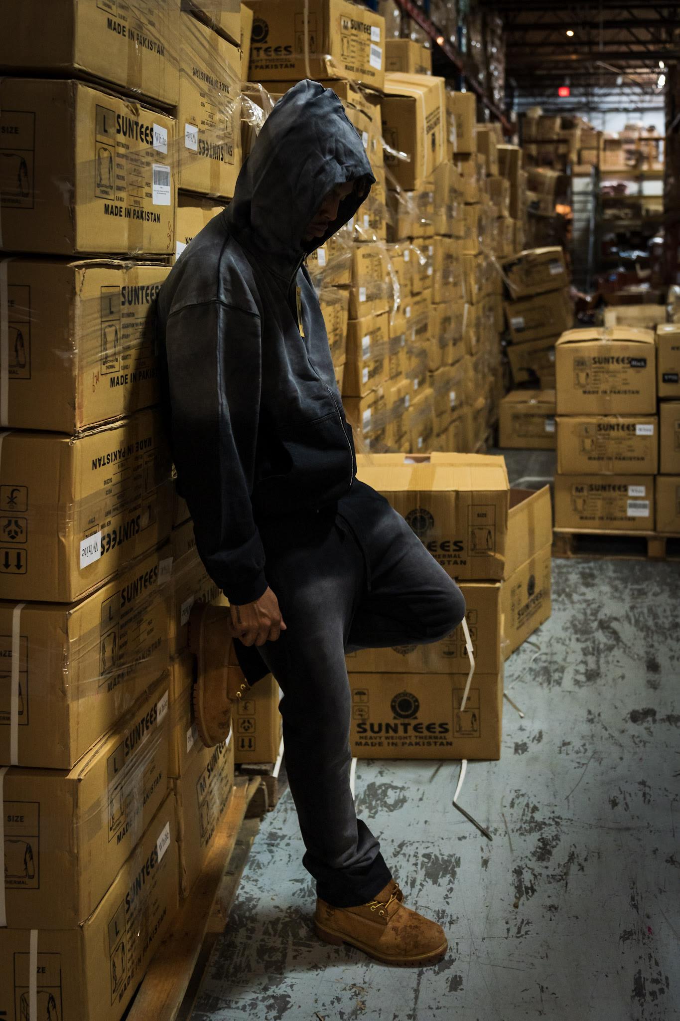 Zip up acid Wash Sets