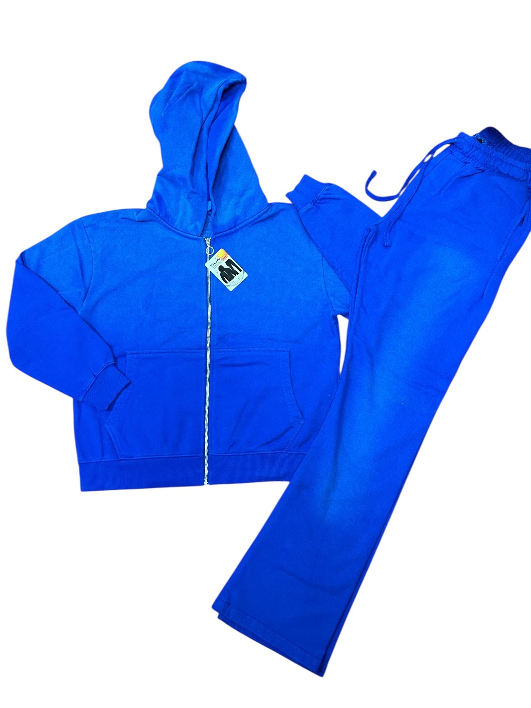 Zip up acid Wash Sets