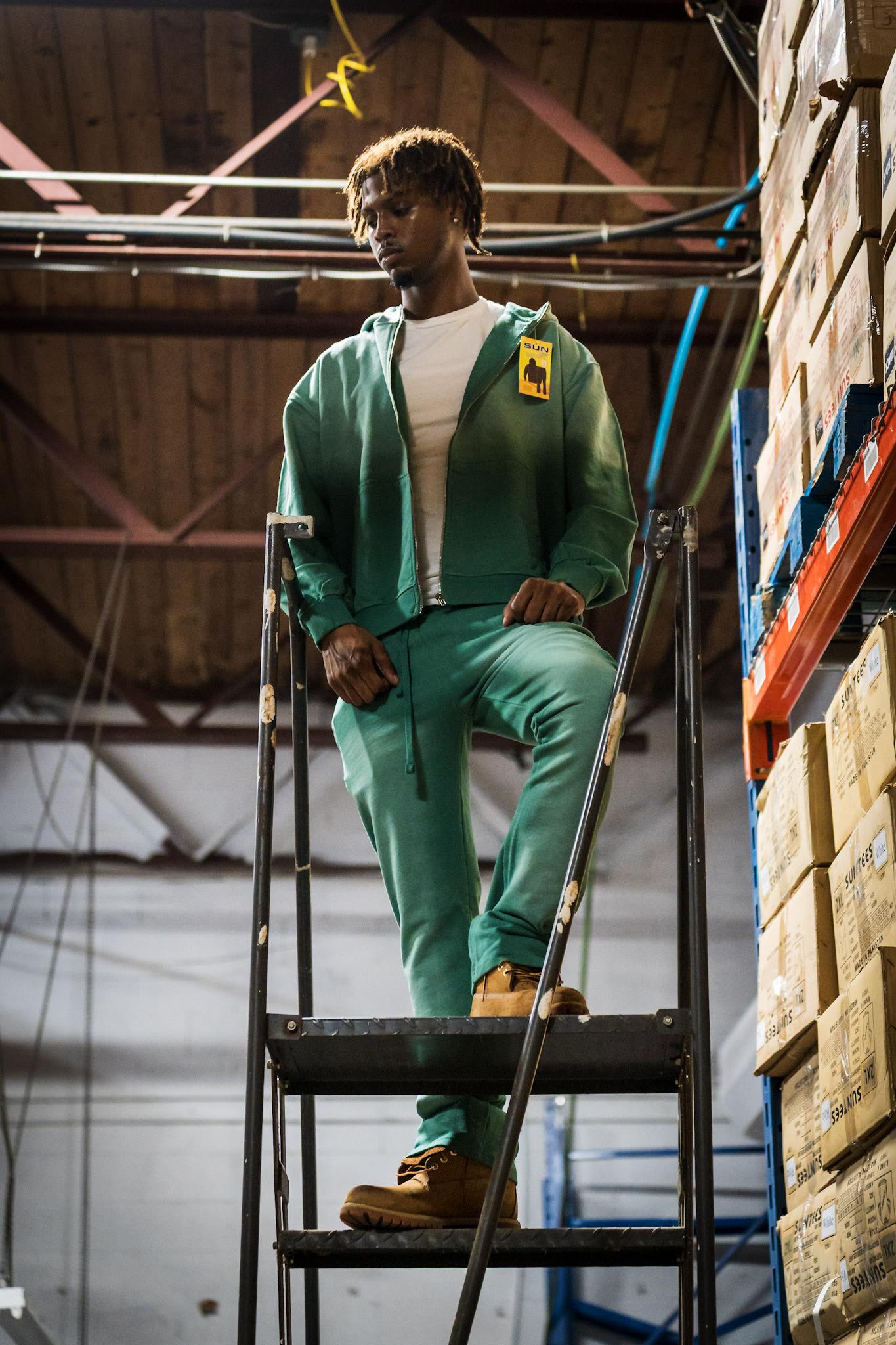 Zip up acid Wash Sets