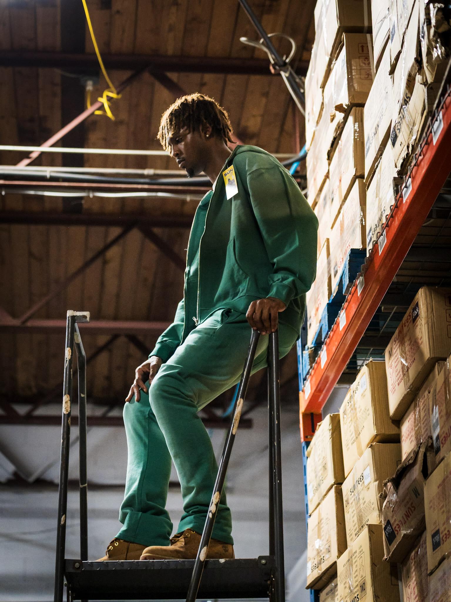 Zip up acid Wash Sets