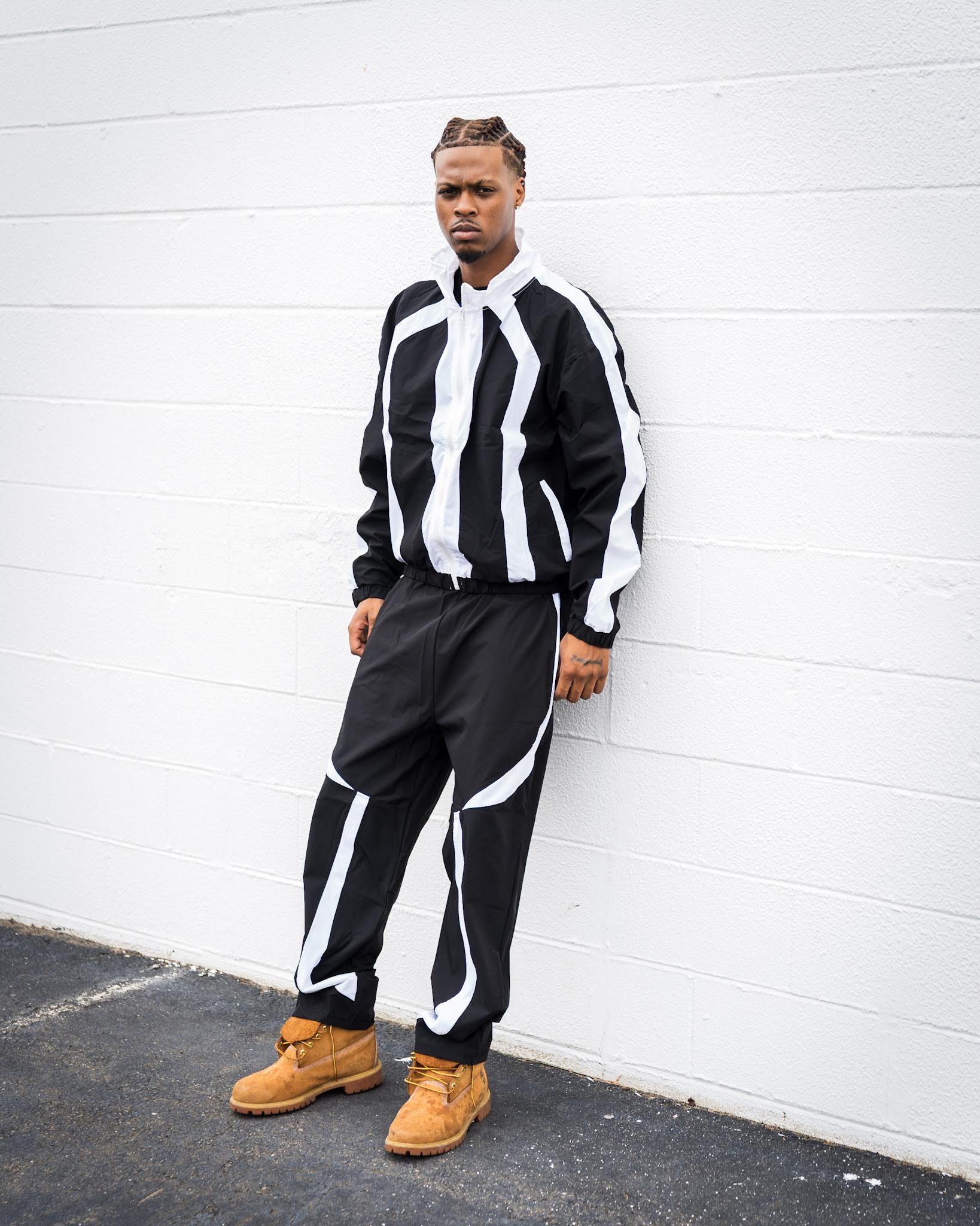 Stripped Soccer Jersey Windbreaker