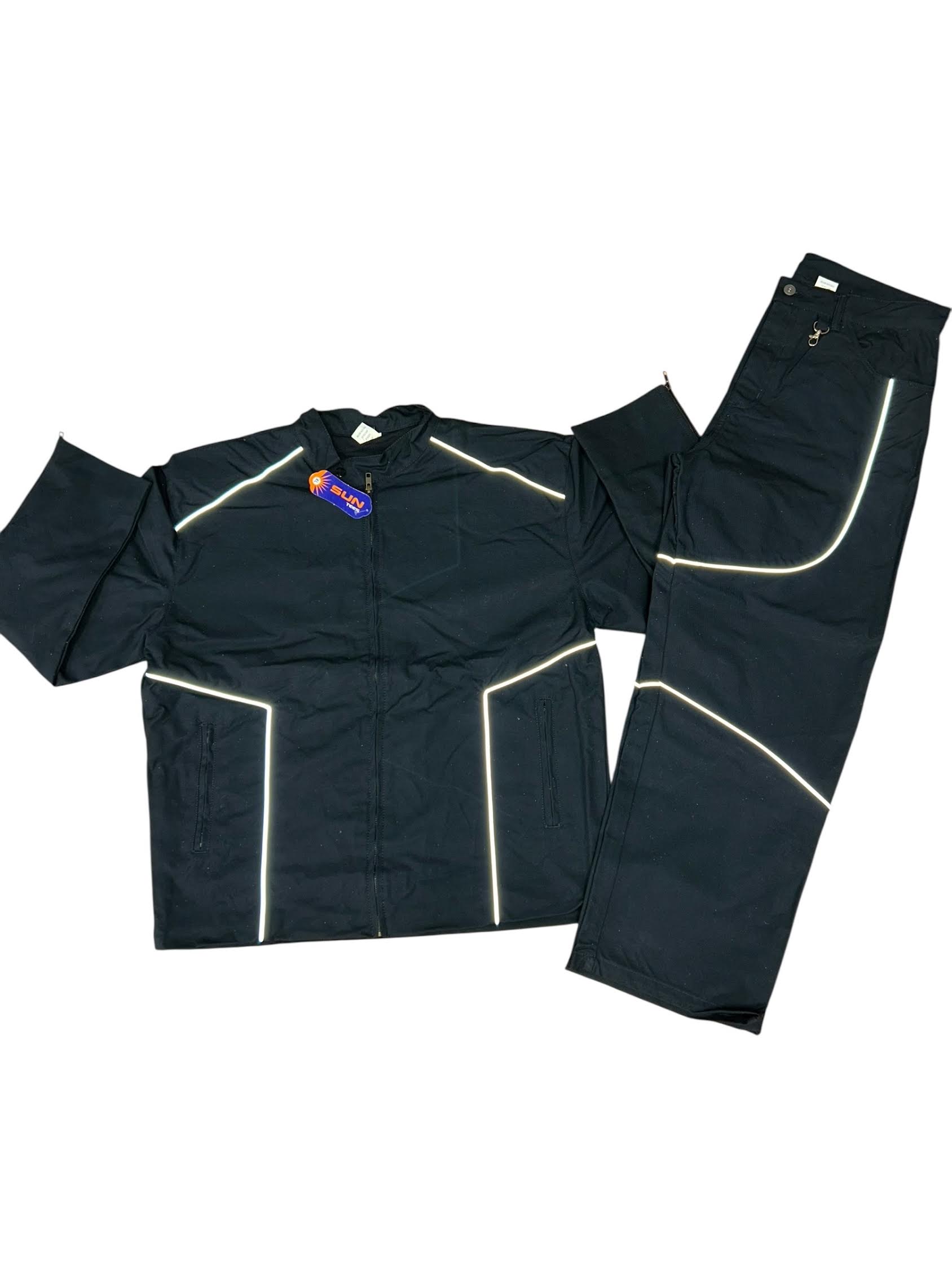 Reflective Biker Style Jacket