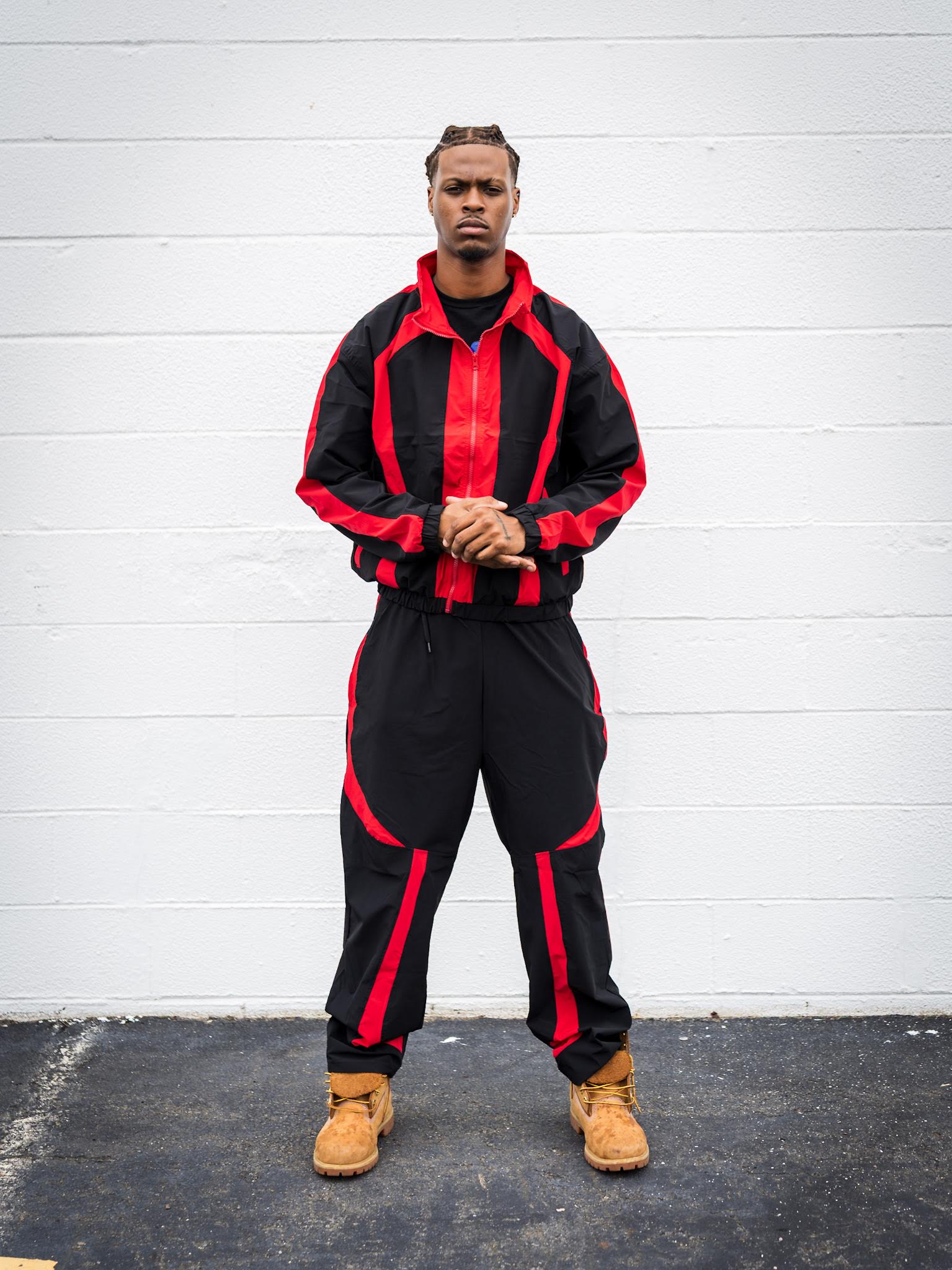 Stripped Soccer Jersey Windbreaker