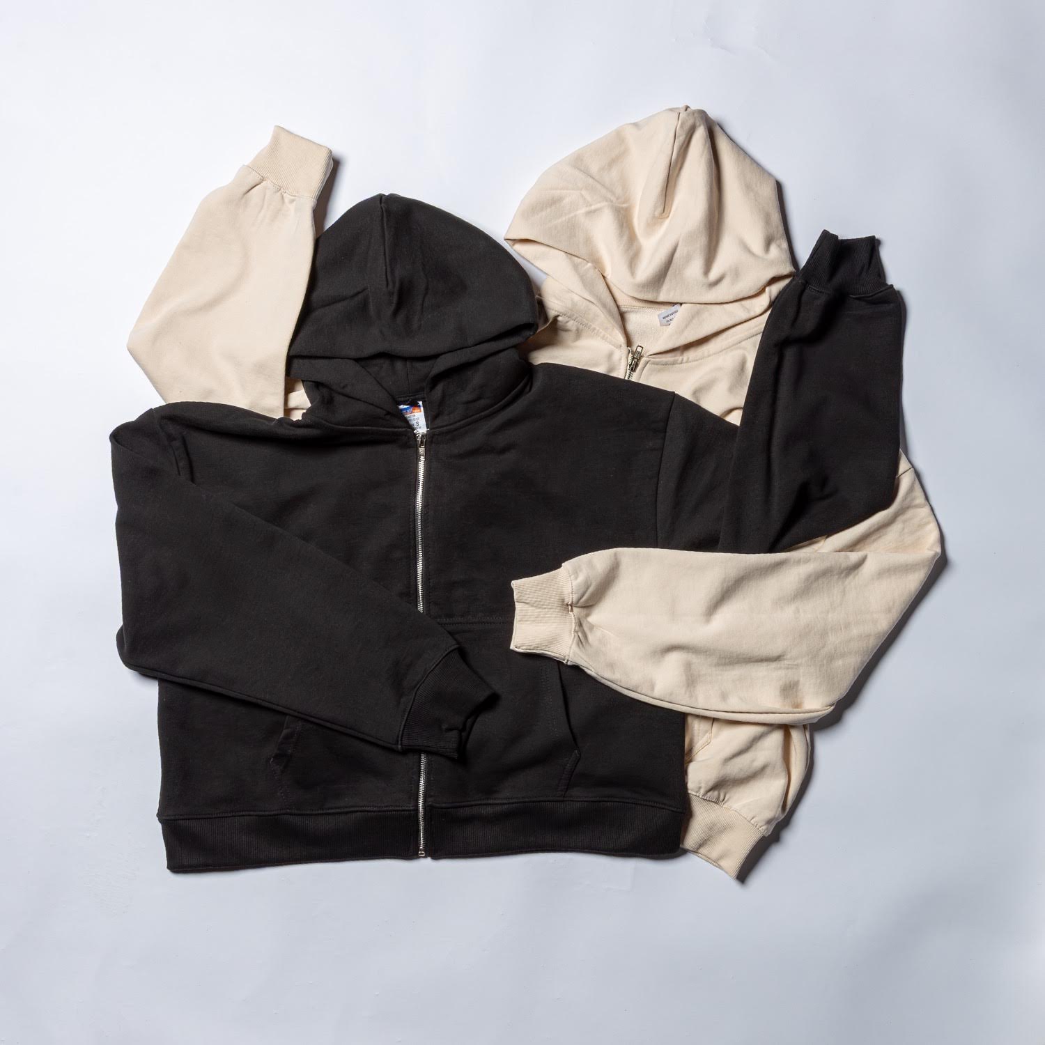 450 GSM French Terry Crop Zip + Short Set