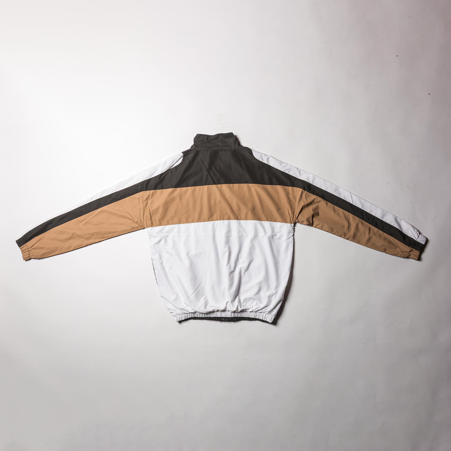 Brown/Black/White windbreaker jacket size L