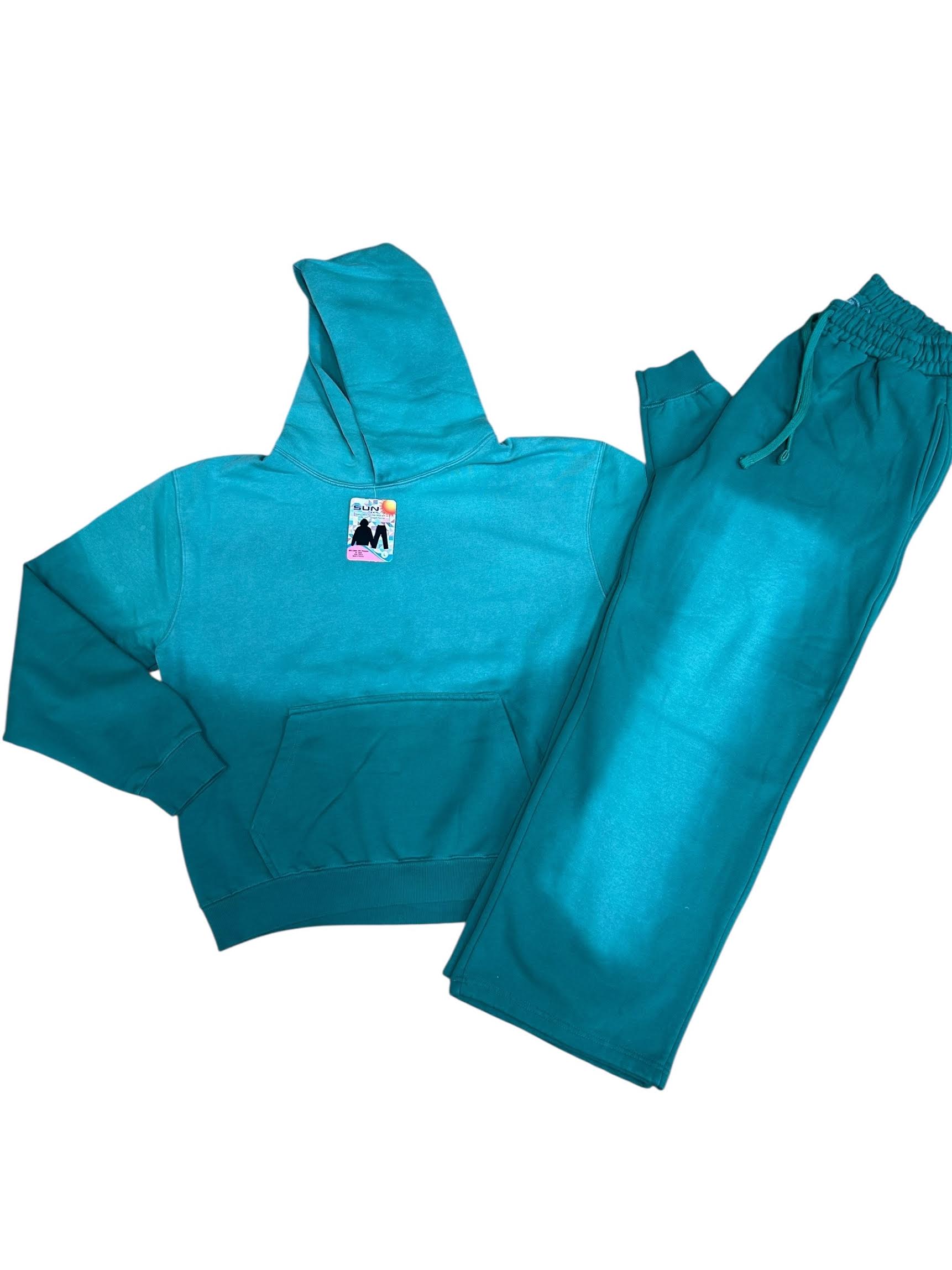 Solid and Wash Pullover Straight Leg Sets