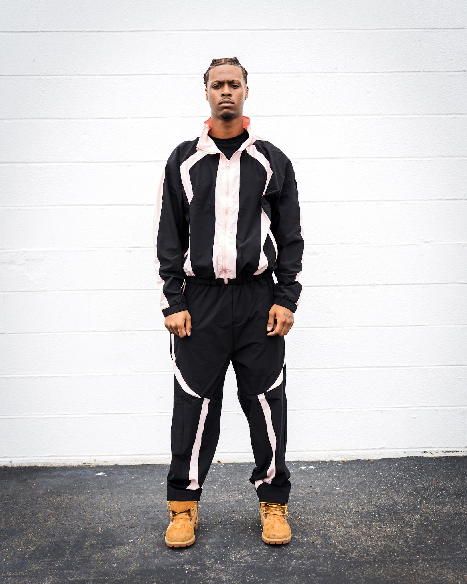 Stripped Soccer Jersey Windbreaker