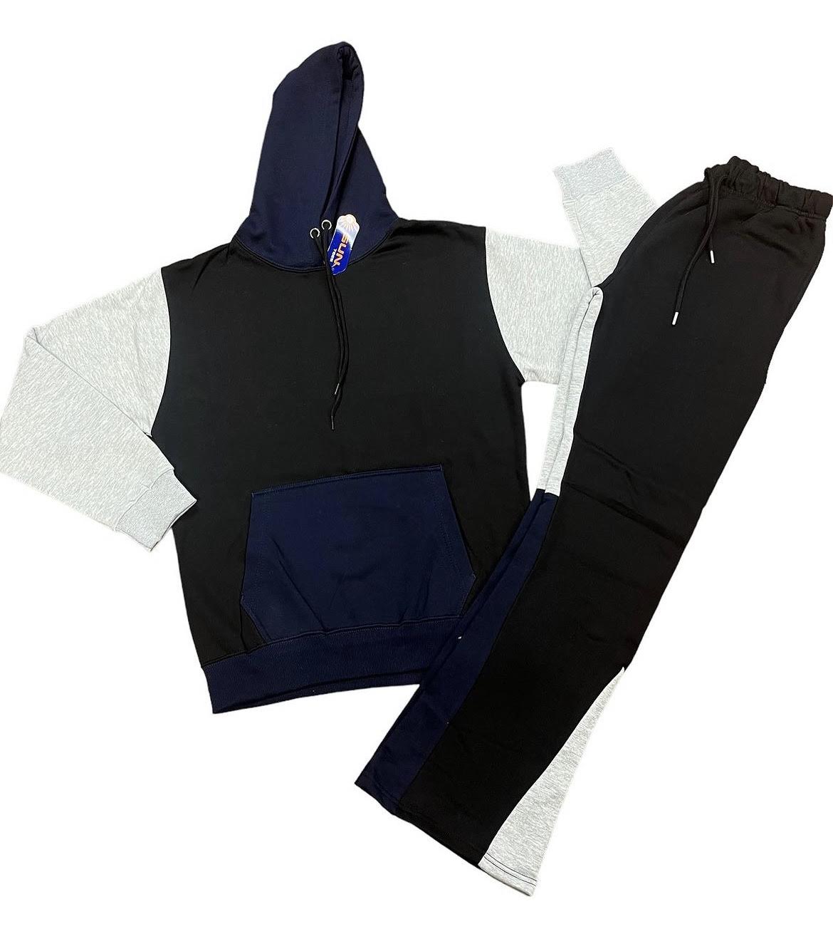 Multi Color Stacked Pants Set