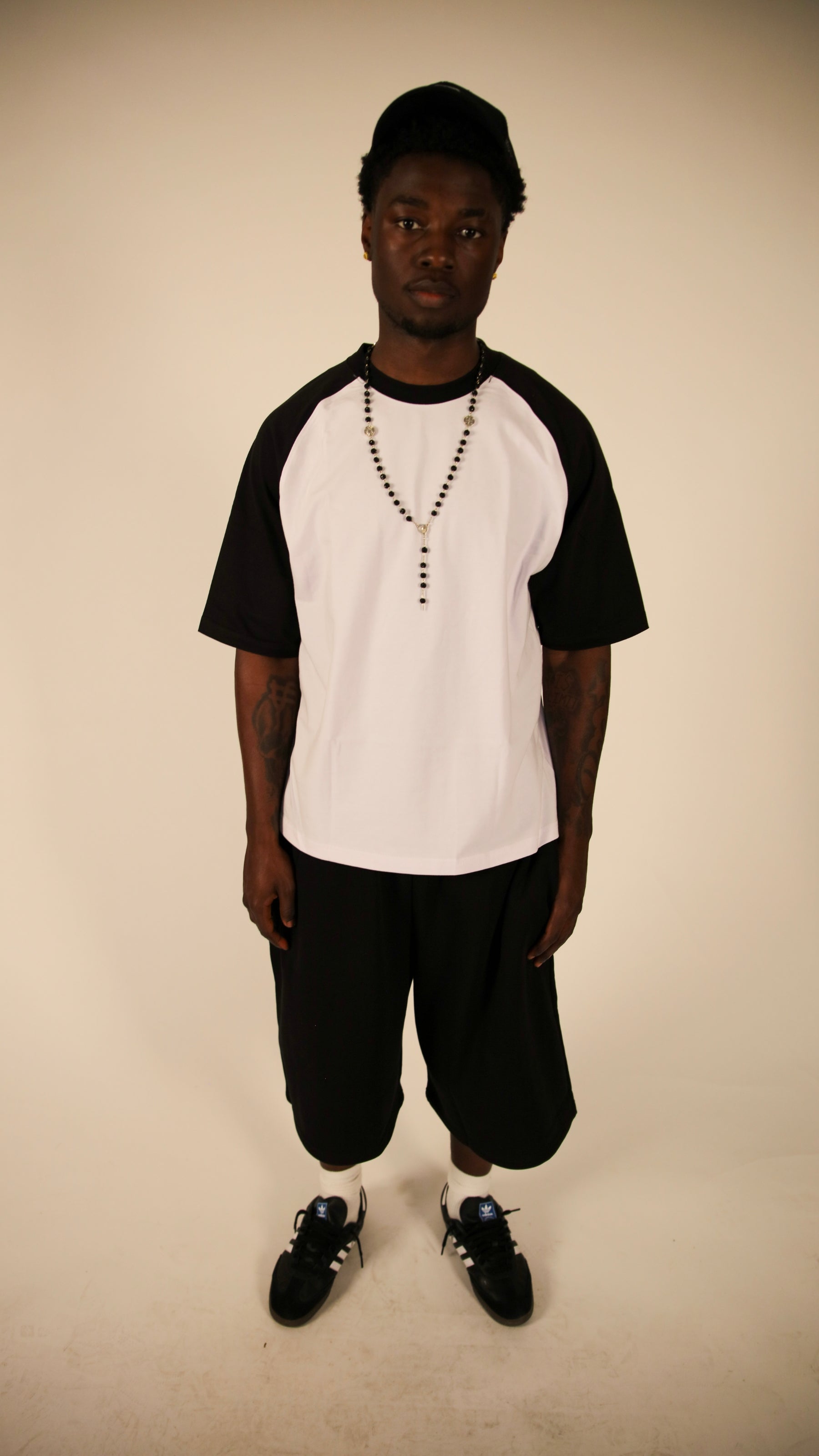 Two-tone Drop Shoulder Heavy Tees
