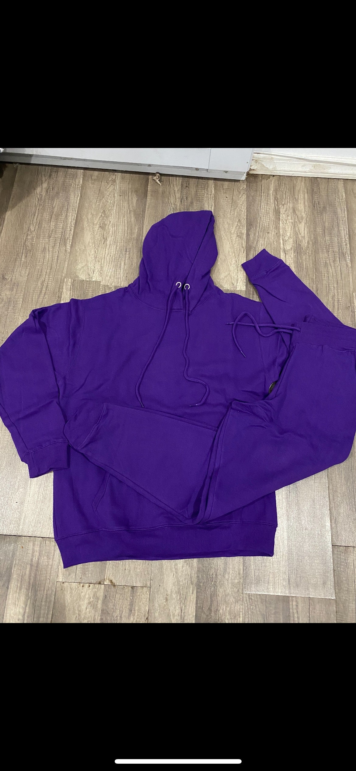 Purple Hoodie Set