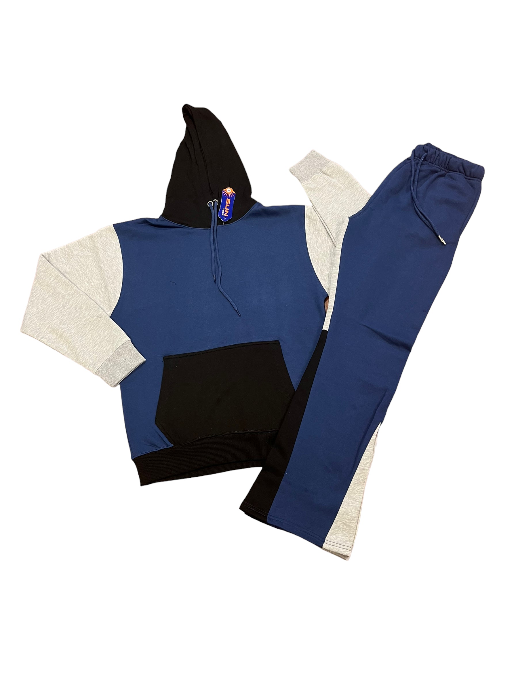 Multi Color Stacked Pants Set