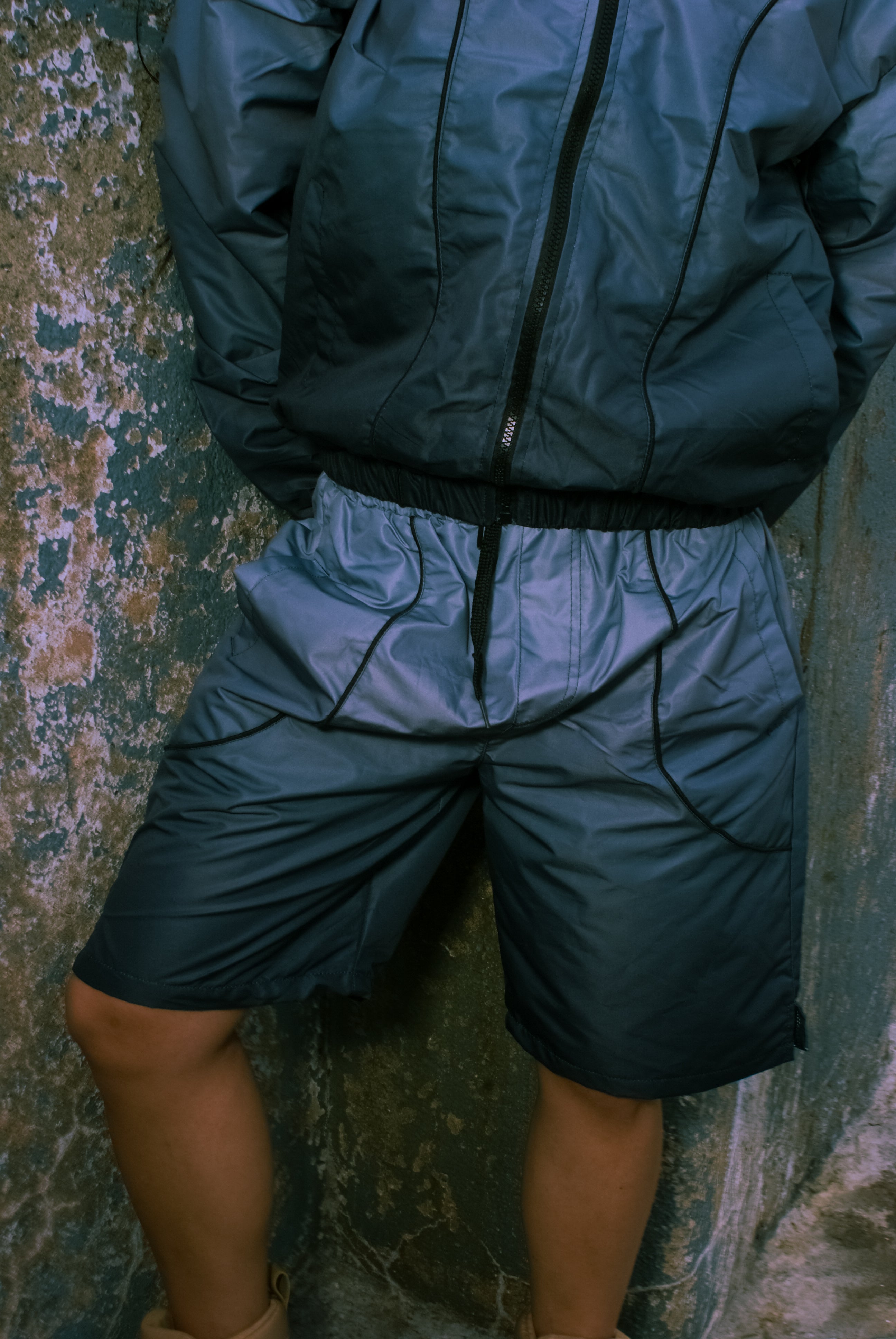 Adult Windbreakers Two Color Two-tone Windbreaker Short Set – Sun Tees Inc.