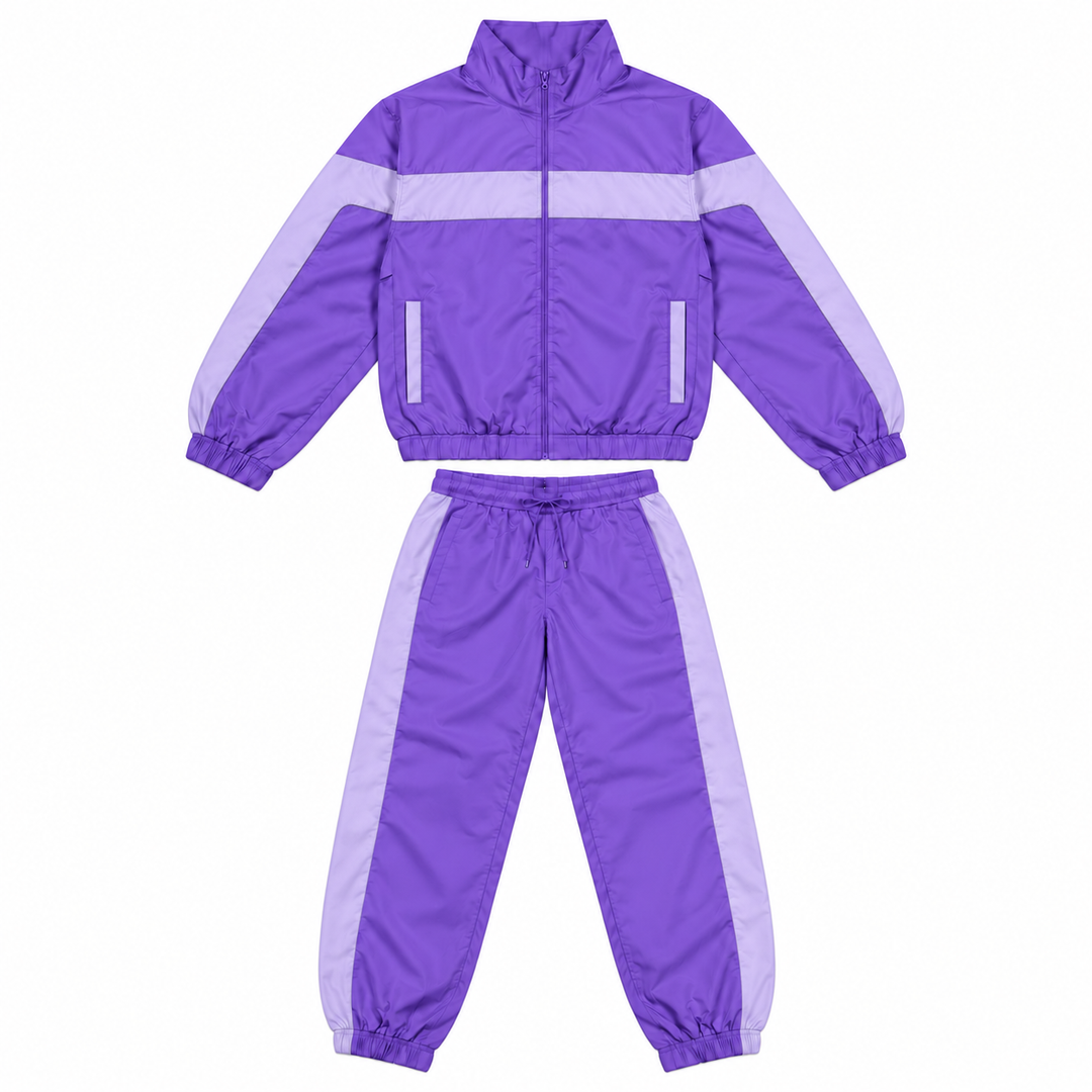 Two-tone Stripe Nylon Set