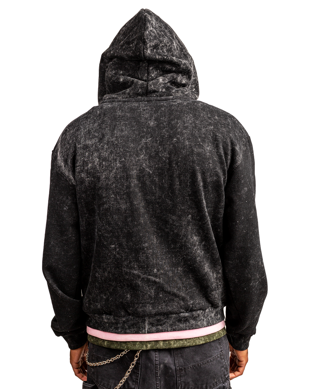 Three Hood Zipper Hoody