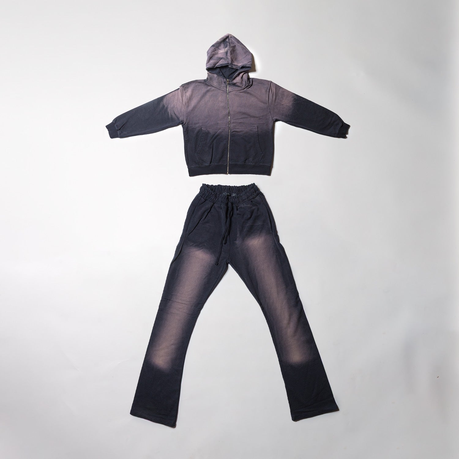 Zip up acid Wash Sets