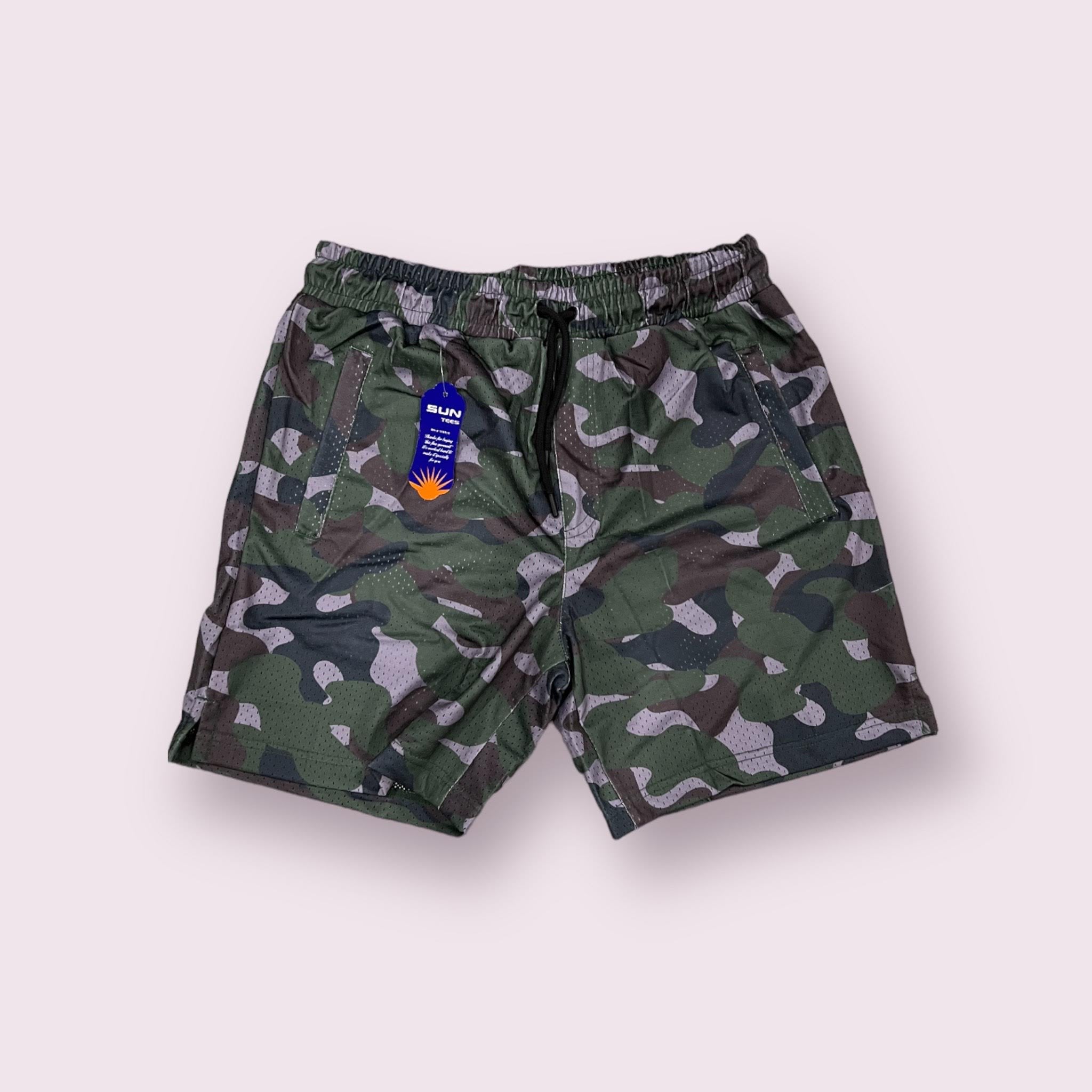 Camo Mesh Shorts
