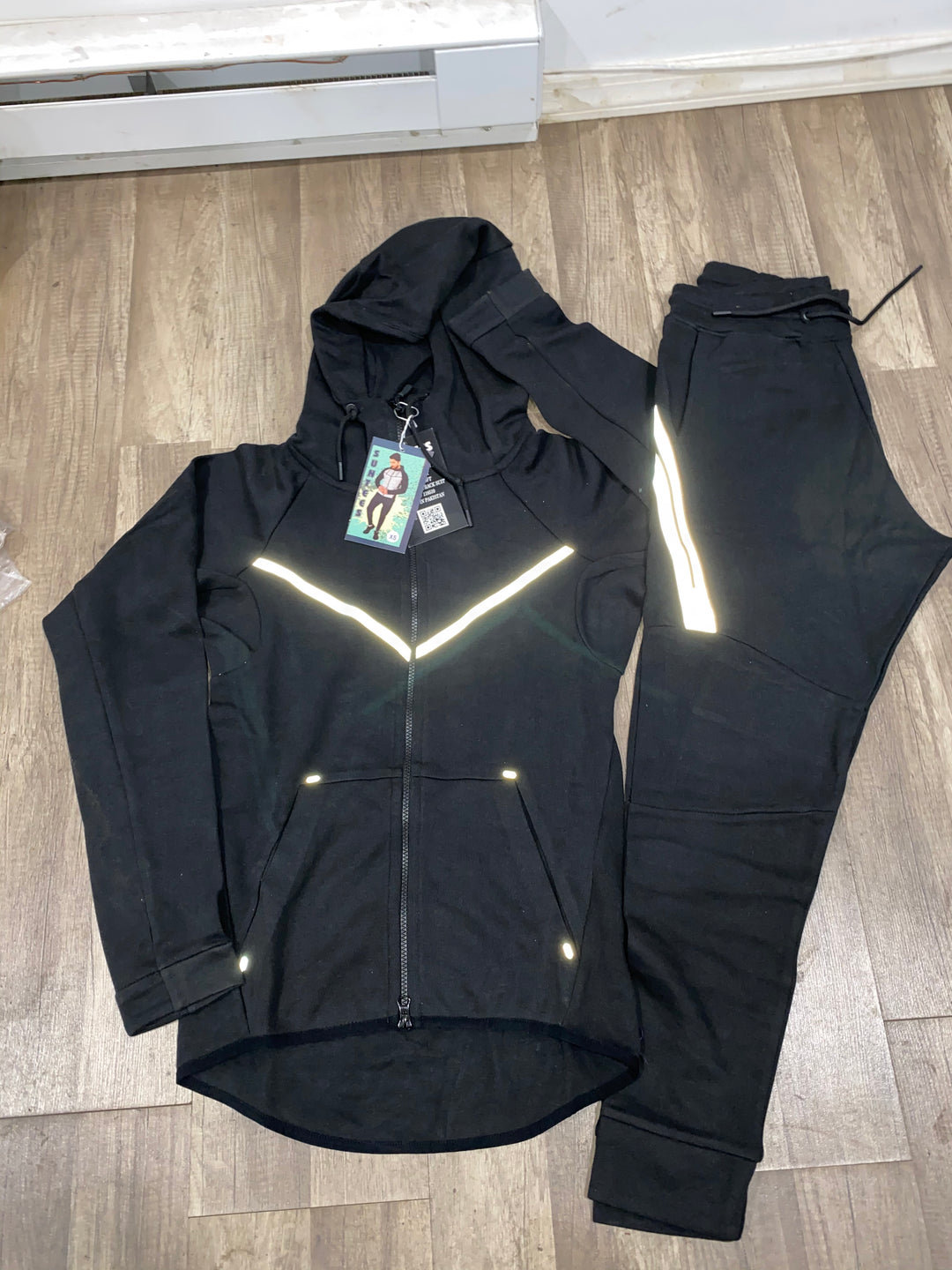 Black 3M Reflective Tech Sets 