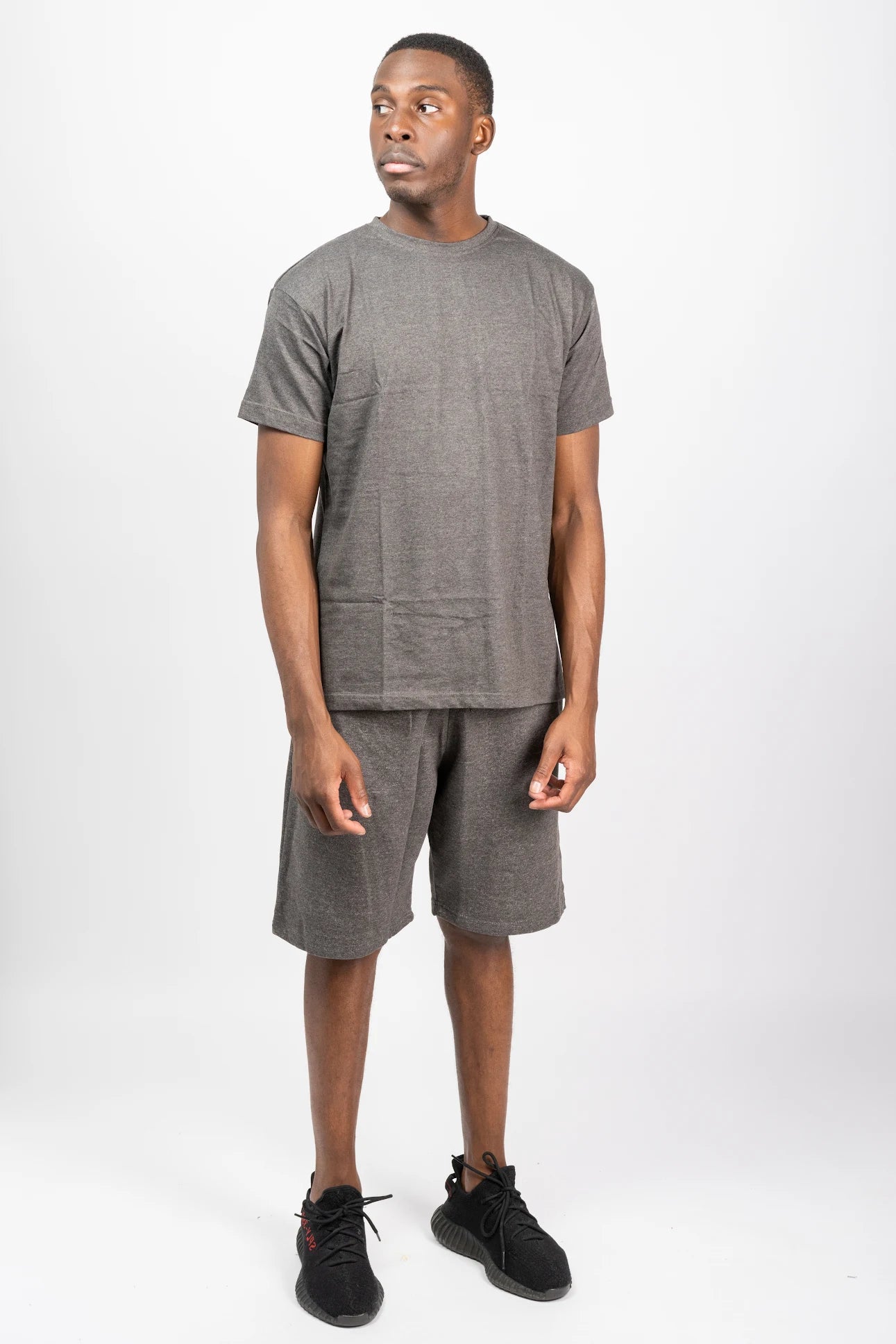 Dark Grey t-shirt and short sets